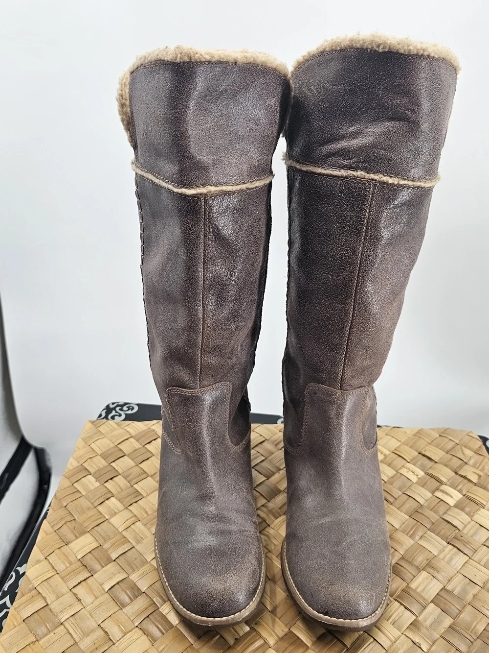 Timberland Brown Leather Tall Boot Size 9